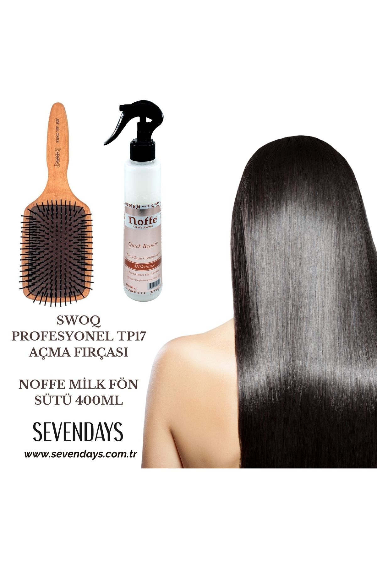 PFORESYONEL AÇMA FIRÇASI TP17 & MİLK FÖN SÜTÜ 400ML