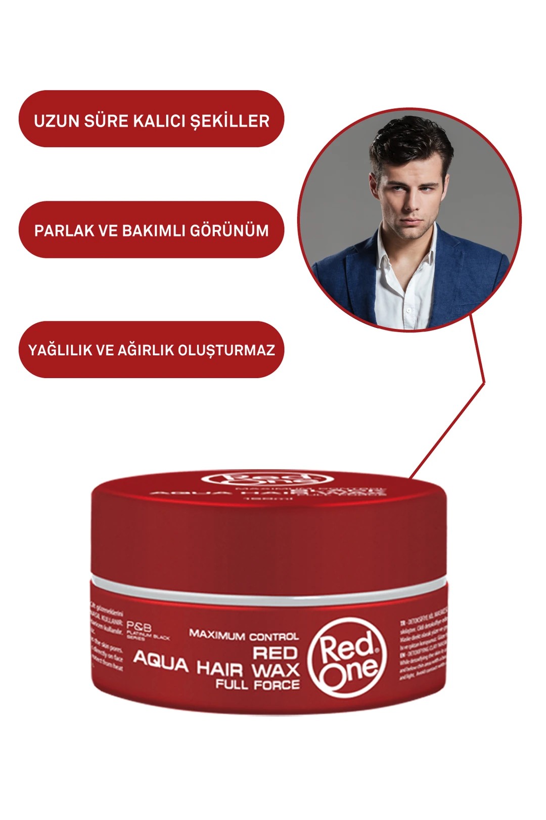 Redone Aqua Wax Kırmızı 150 ml