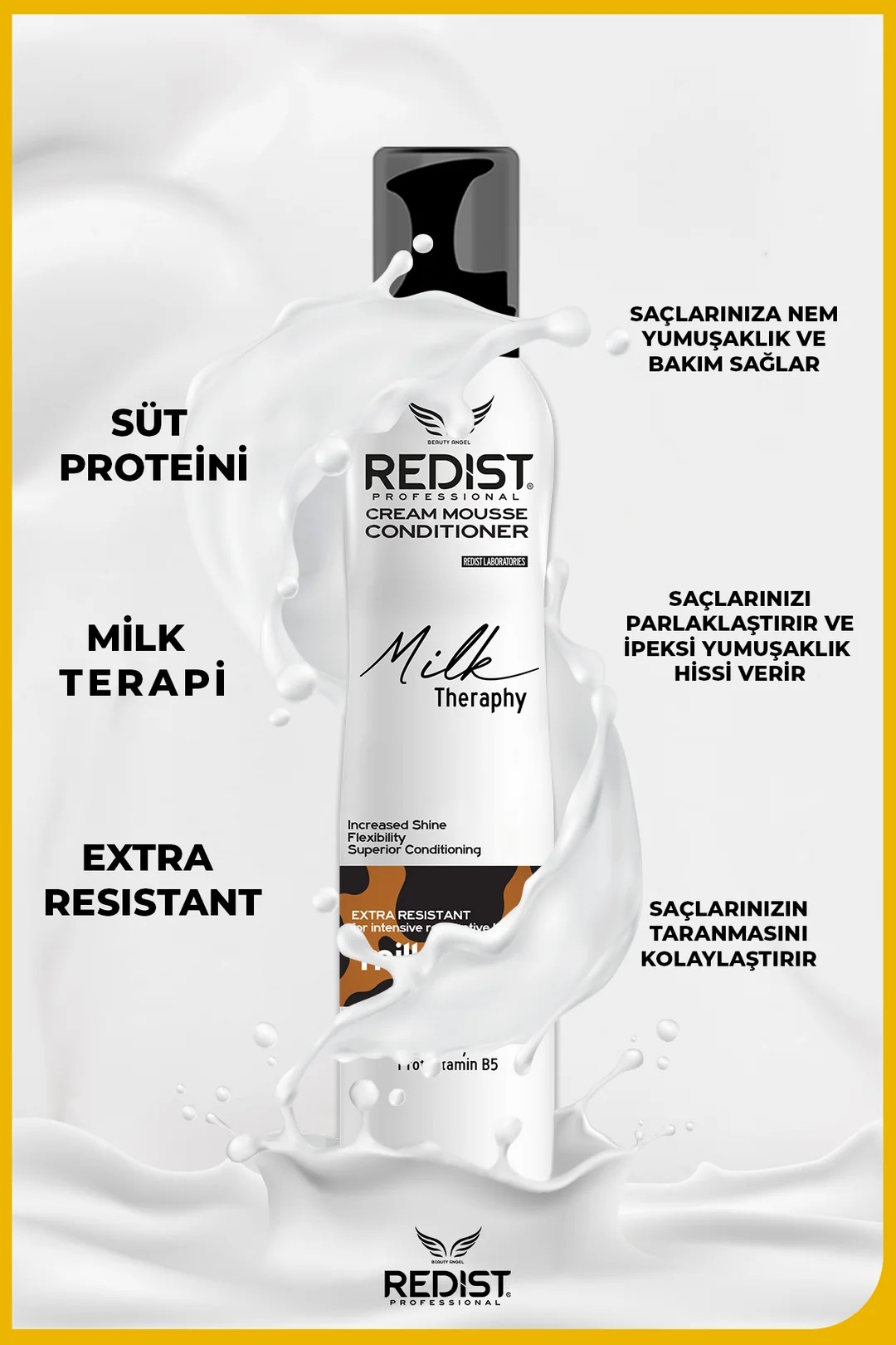 Redist Milk Therapy Besleyici Koruyucu Saç Bakim Köpüğü 200 ML