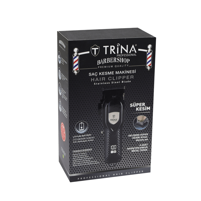 Trina Saç Kesme Makinesi Siyah 0045-BL