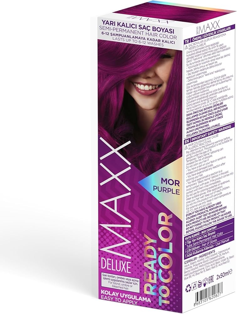 MAXX DELUXE YARI KALICI SAÇ BOYASI