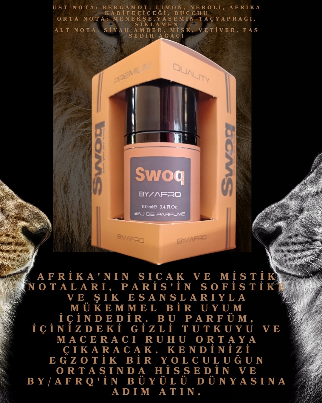 SWOQ PREMIUM BY/AFRQ EDP ERKEK PARFÜM 100 ML