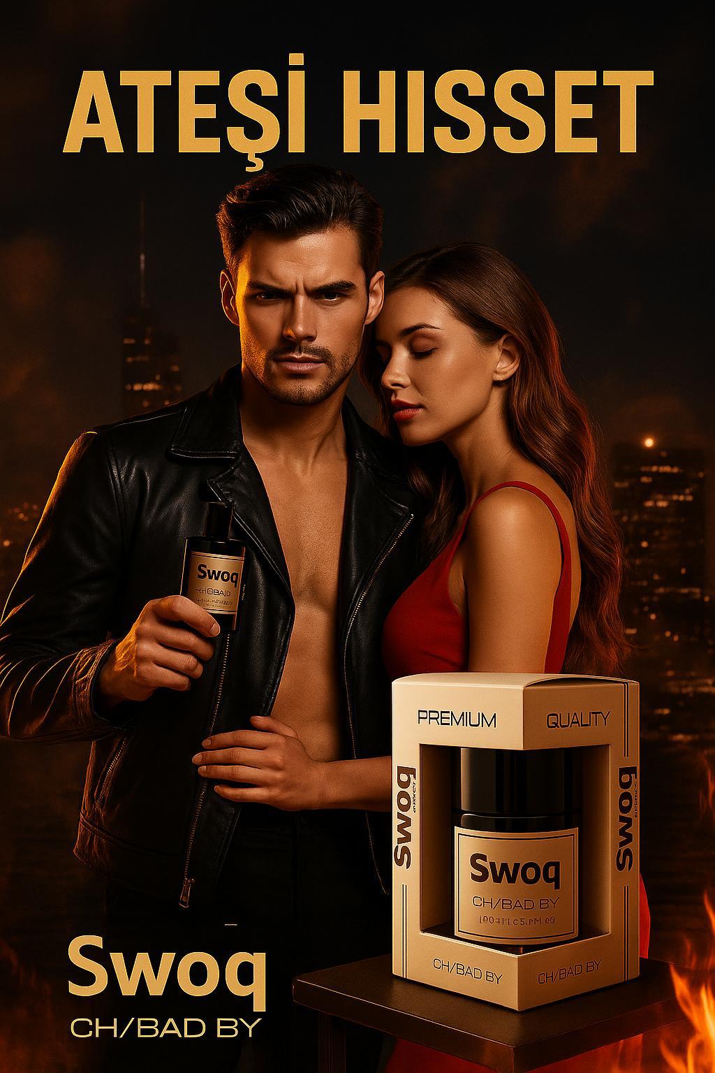 SWOQ PREMIUM CH/BAD BY EDP ERKEK PARFÜM 100ML