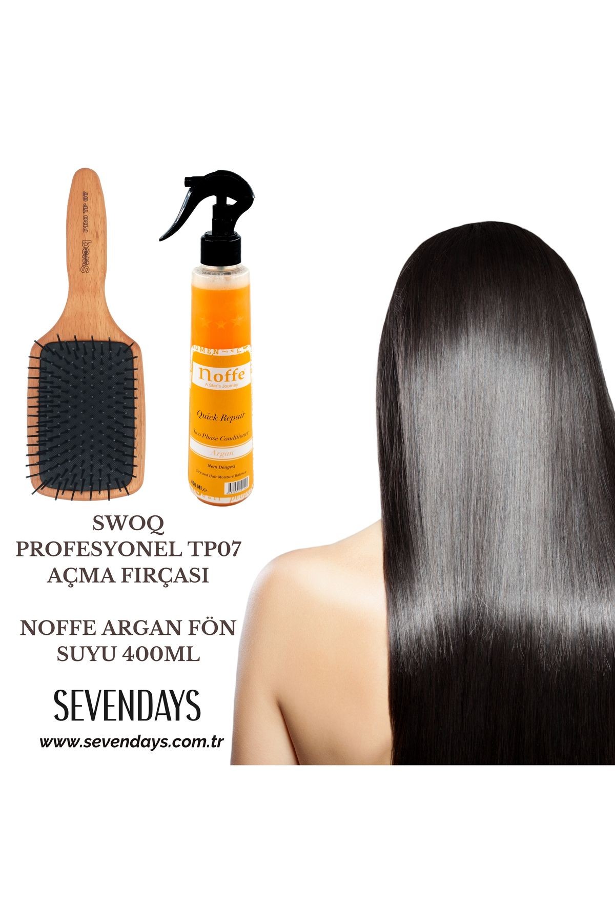 PFORESYONEL AÇMA FIRÇASI TP07 & ARGAN FÖN SUYU 400ML