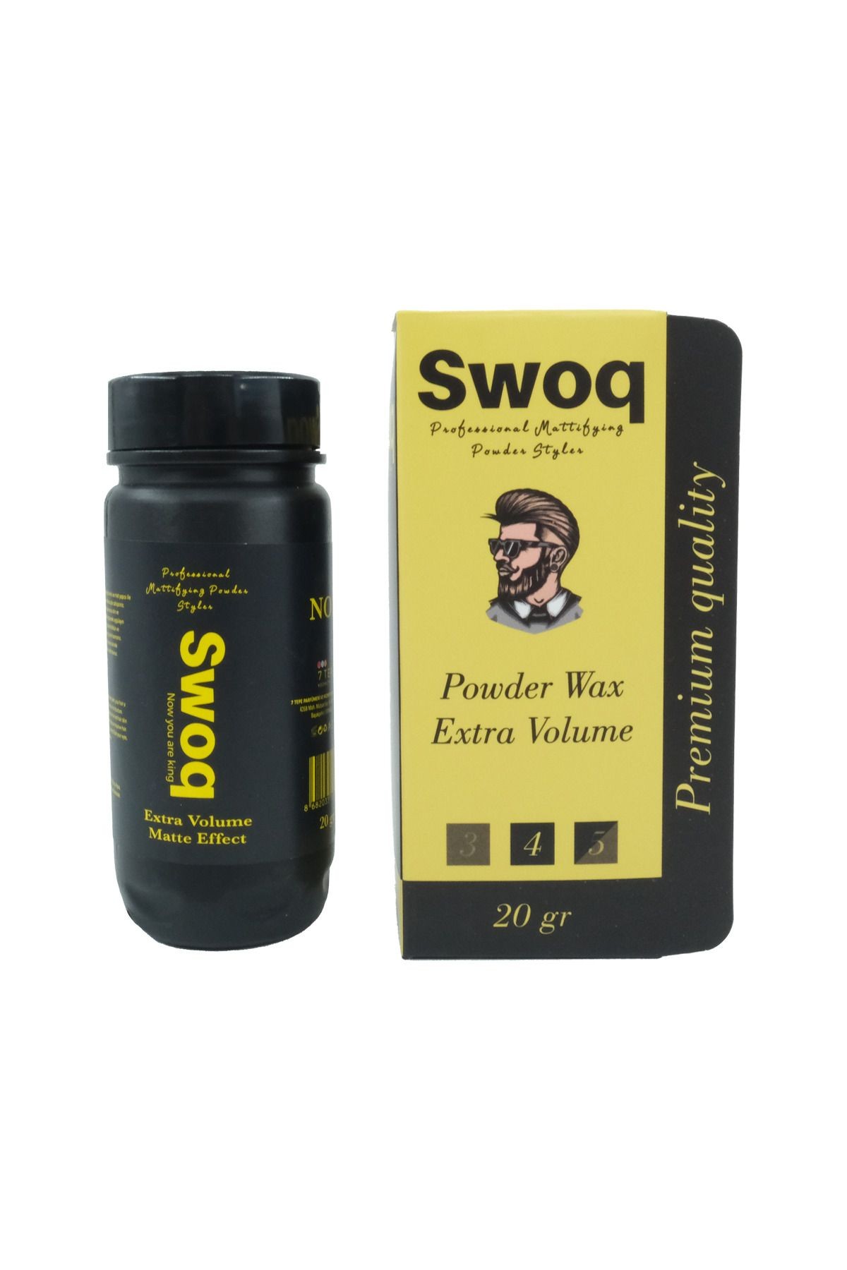 SAÇ ŞEKİLLENDİRİCİ PUDRA WAX NO:2 20GR BERBER & KUAFÖRLER İÇİN PROFESYONEL TERCİH X12 ADET