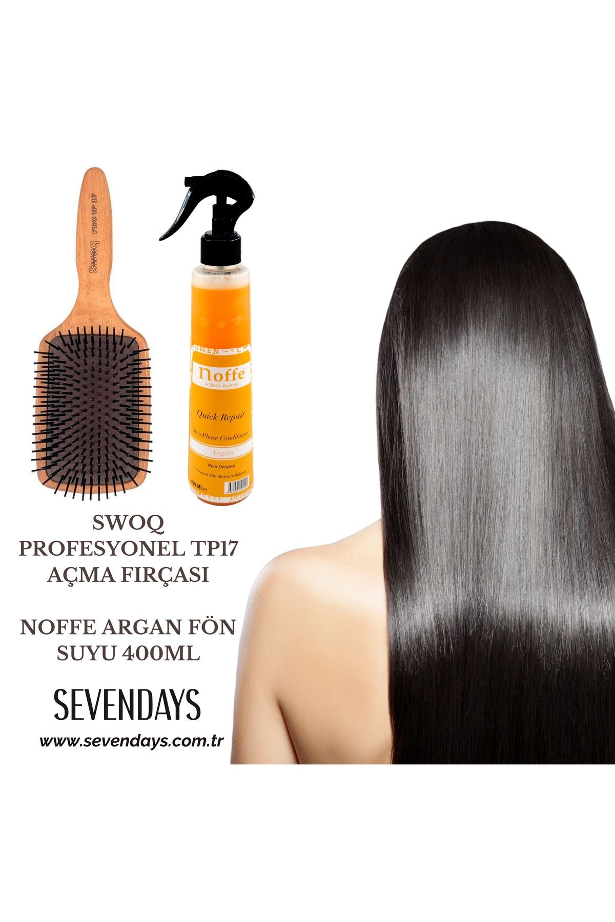 PFORESYONEL AÇMA FIRÇASI TP17 & ARGAN FÖN SUYU 400ML