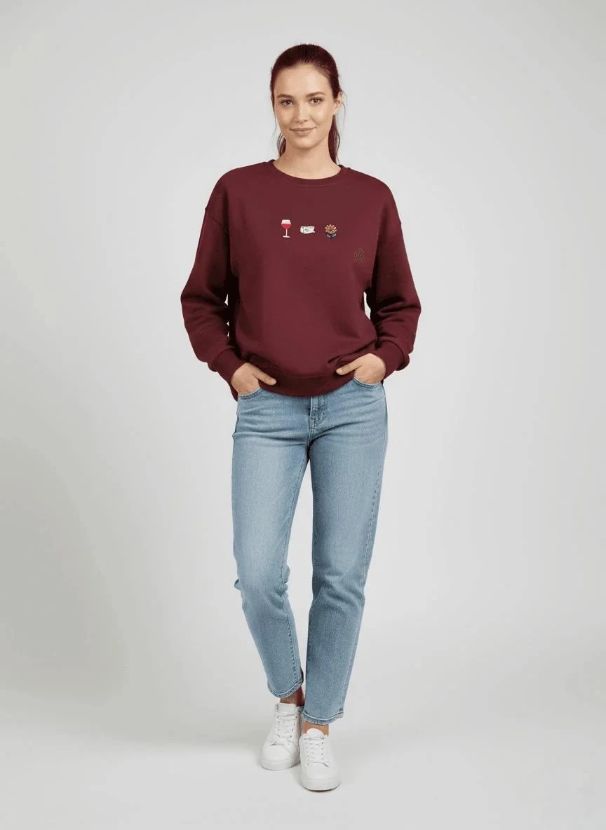 Trakya Sweatshirt Bordo