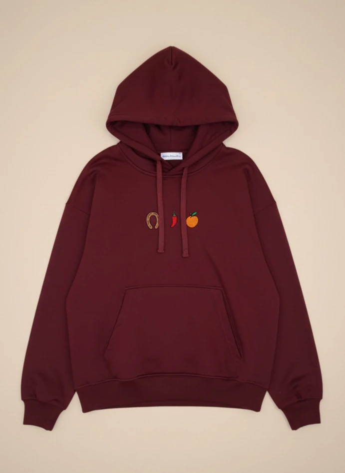 Anadolu Hoodie Bordo