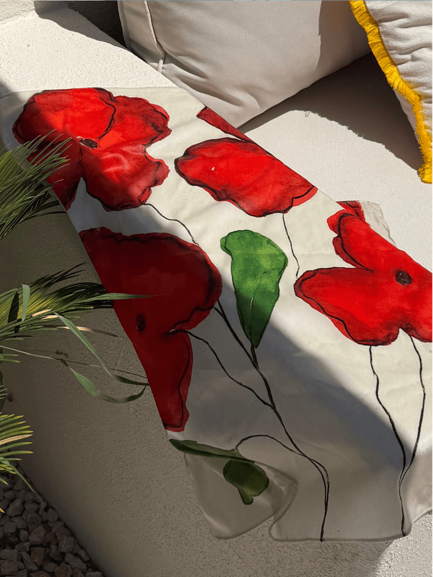 Poppy Fields Bandana 