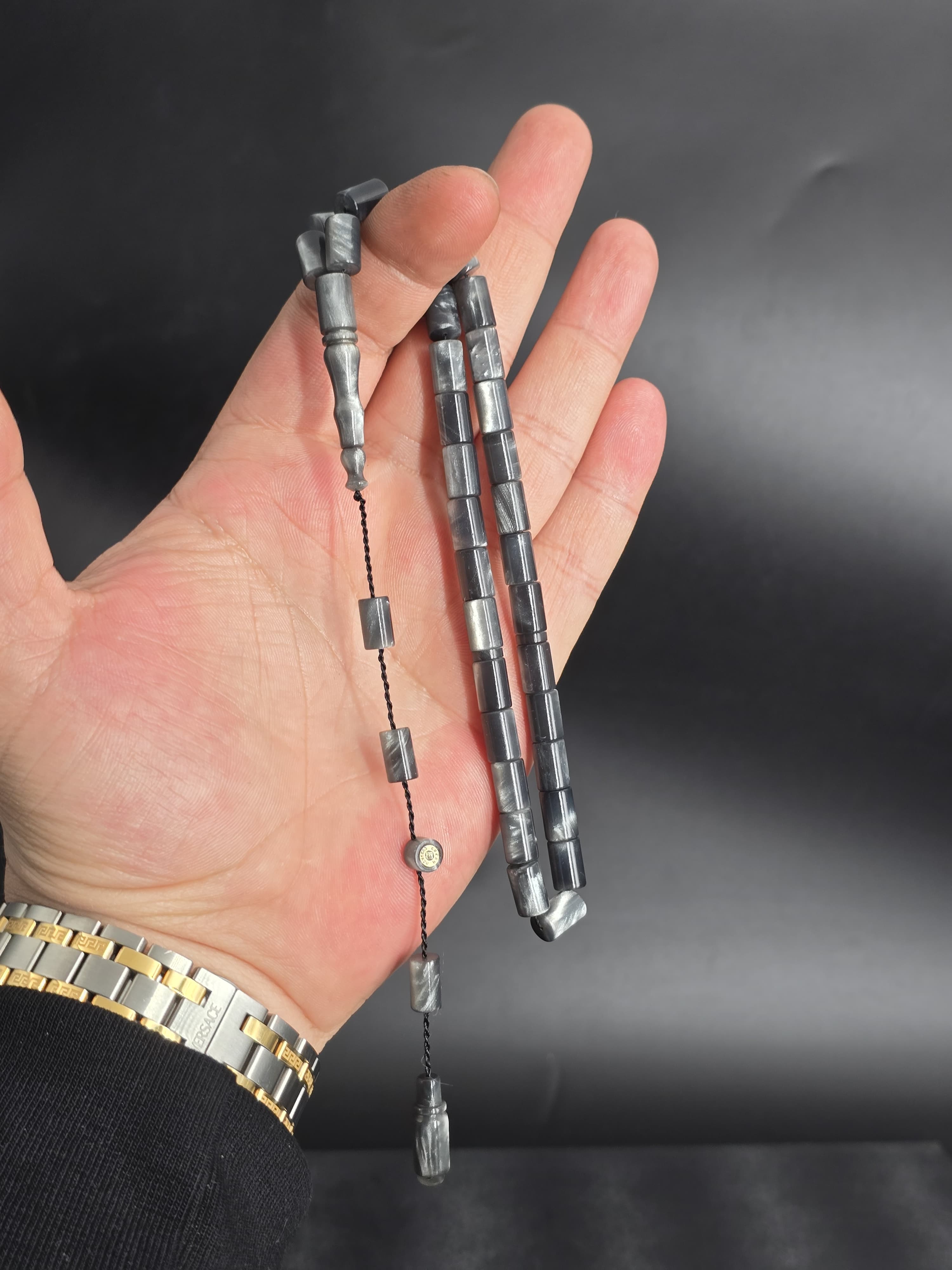 USTA İMZALI SİMLİ KATALİN KESME TESBİH SİSTEMLİ ÖZEL PÜSKÜL İLE 