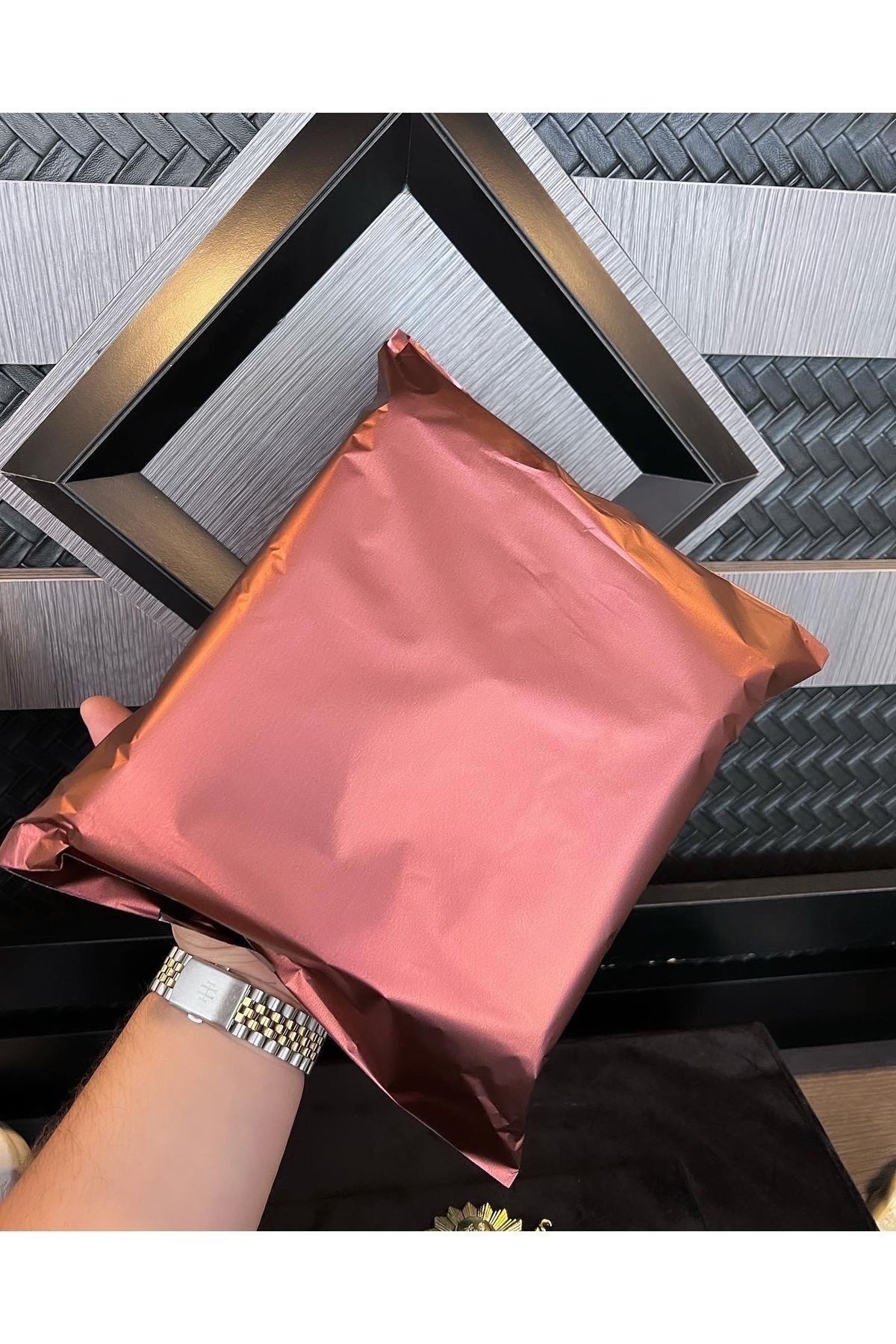 Tek Üretim Nadir Bulunan Özel Renk Ateş Kehribari Özel Zülfikar Diamond Pırlanta Serisi