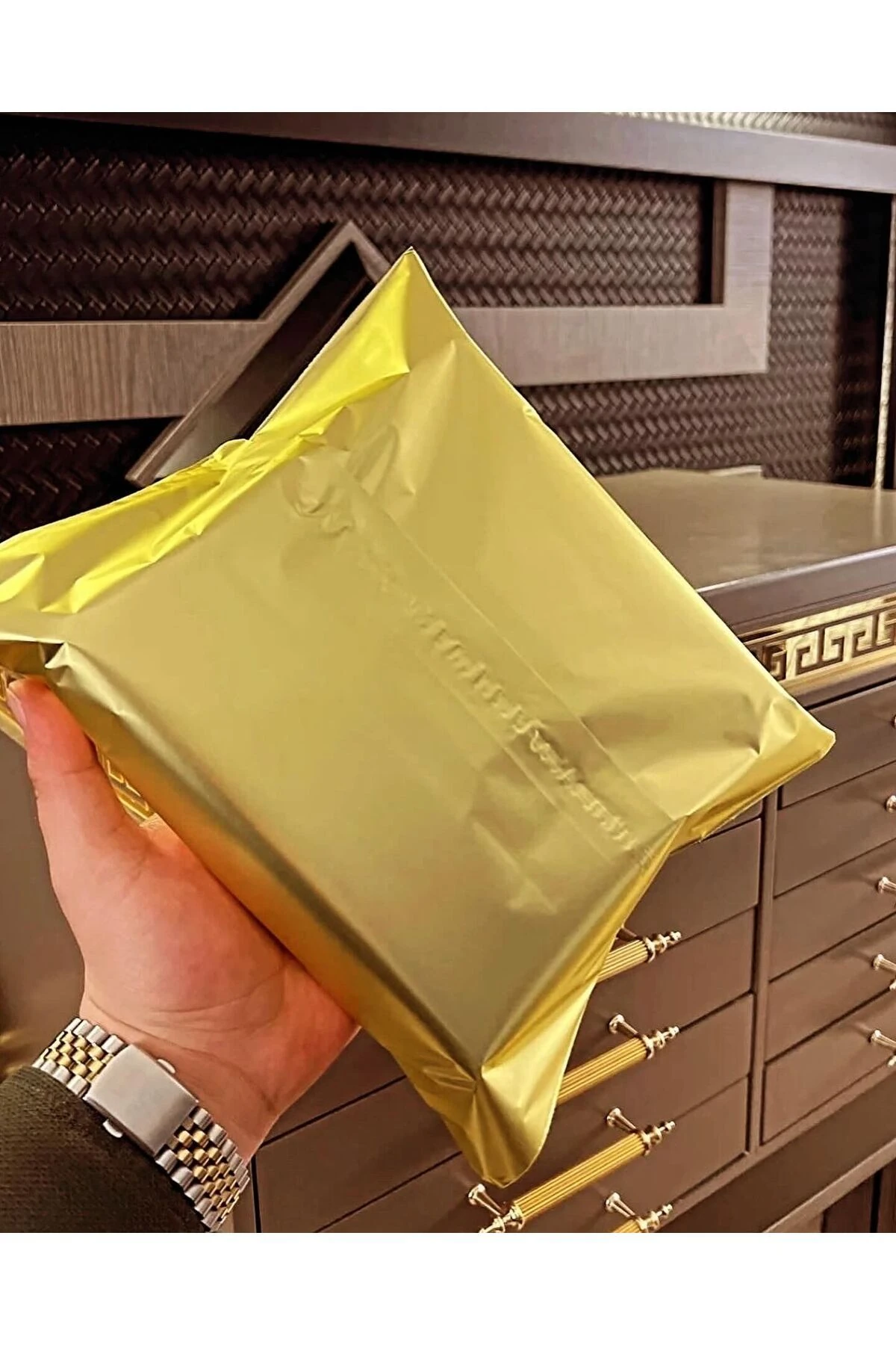 ATEŞ KEHRİBAR TESBİH 14K ALTIN KAPLAMA ÖZEL TASARIM PÜSKÜLLÜ