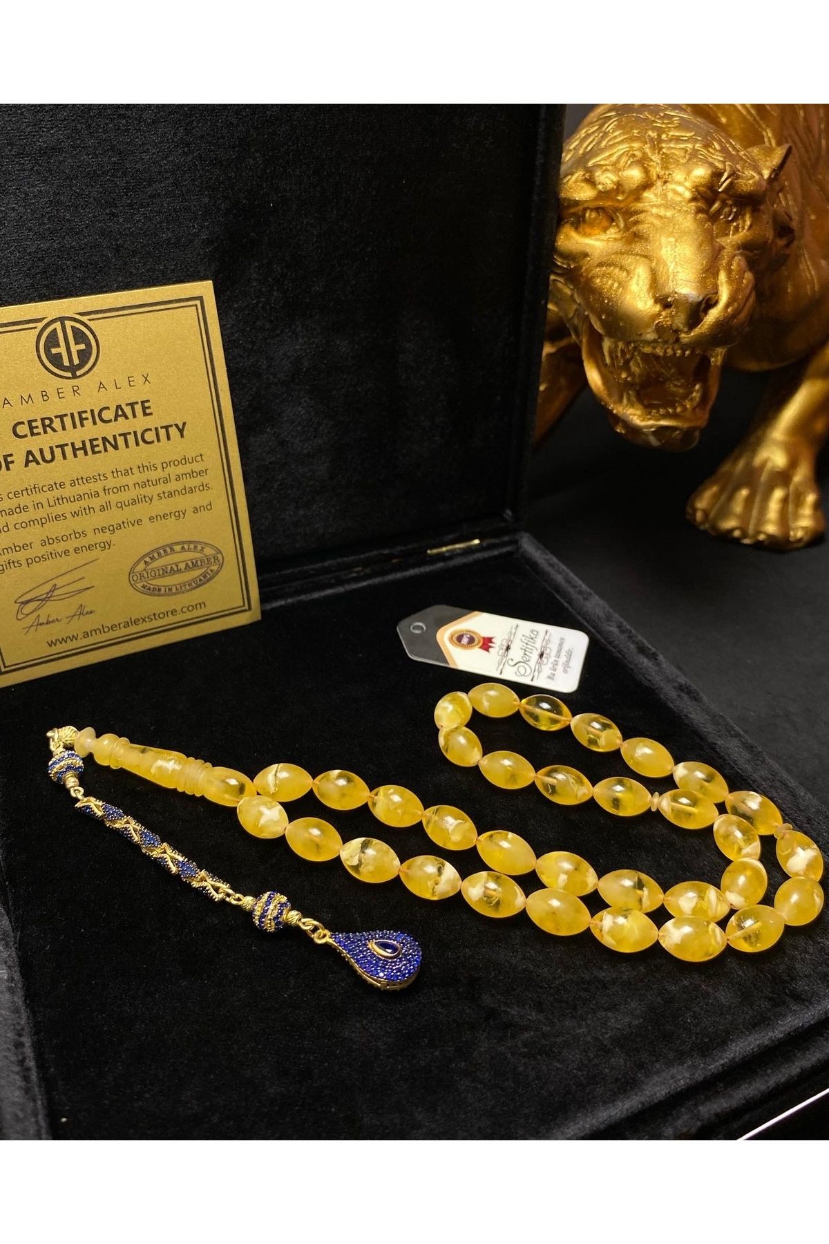 Yoğurtlu Has Damla Kehribar Çektikçe Renk Değiştirir Koku Veren Nazar Boncuklu Diamond pırlanta