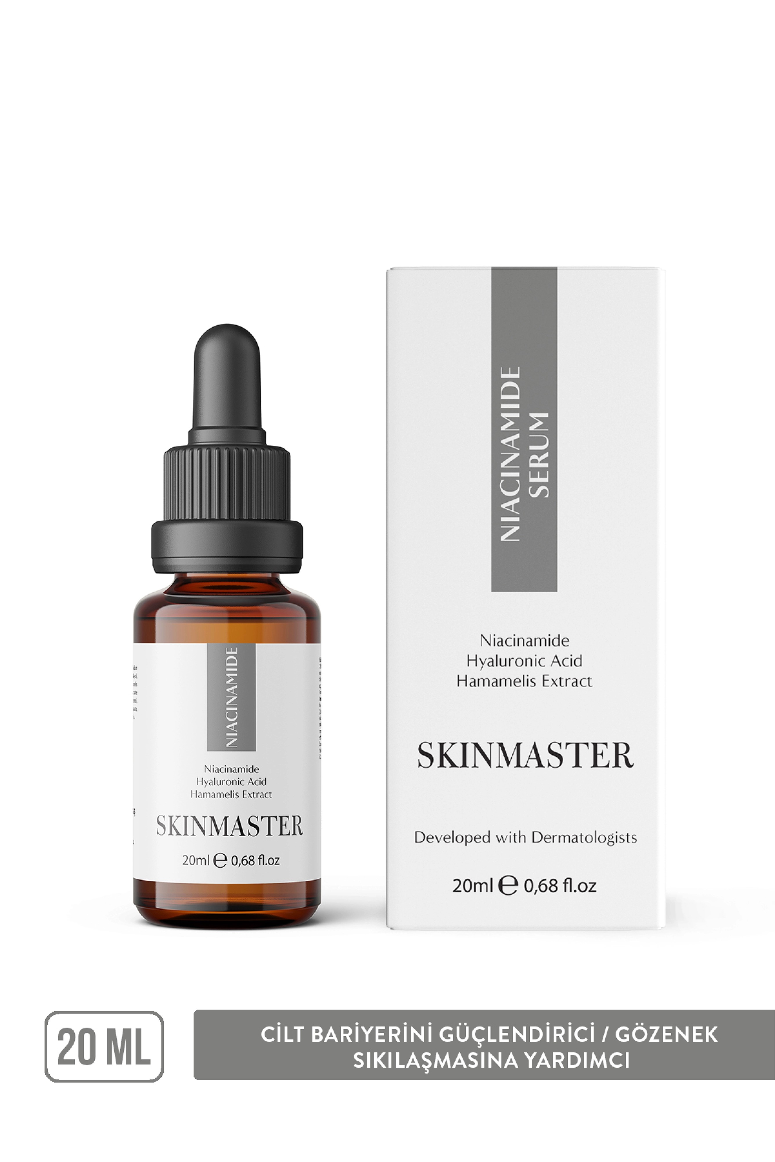 Niacinamide Serum, 20ml - Cilt Bariyeri Güçlendirici ve Sebum Üretimi Dengeleyici