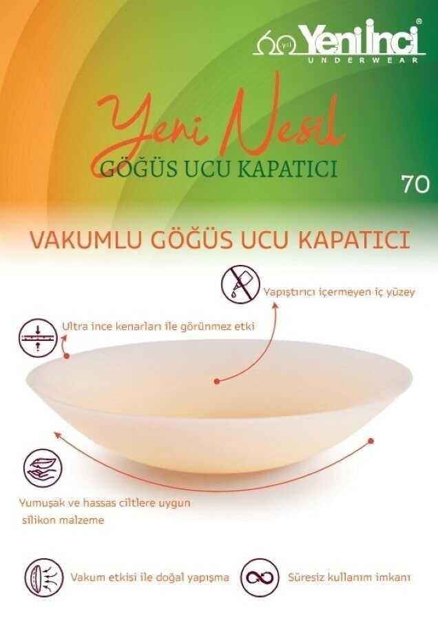 VAKUMLU GÖĞÜS UCU KAPATICI