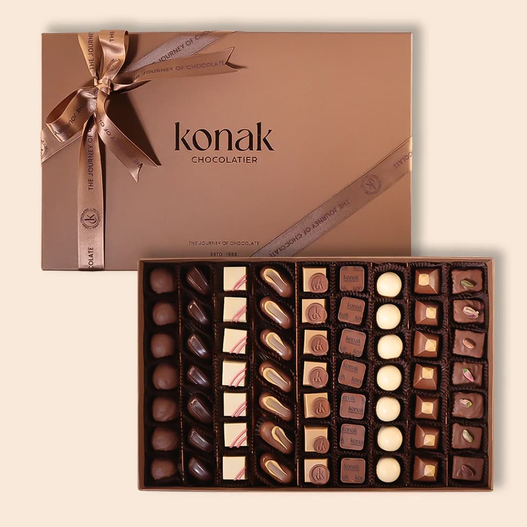 Bronze Prestige Pralin Koleksiyonu 63'lü | Konak Chocolatier
