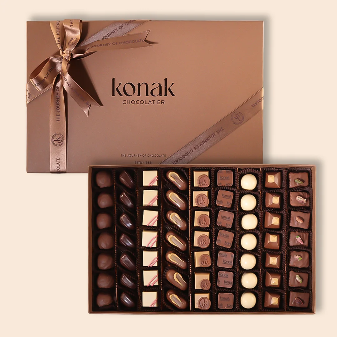 Bronze Prestige Pralin Koleksiyonu 63'lü | Konak Chocolatier