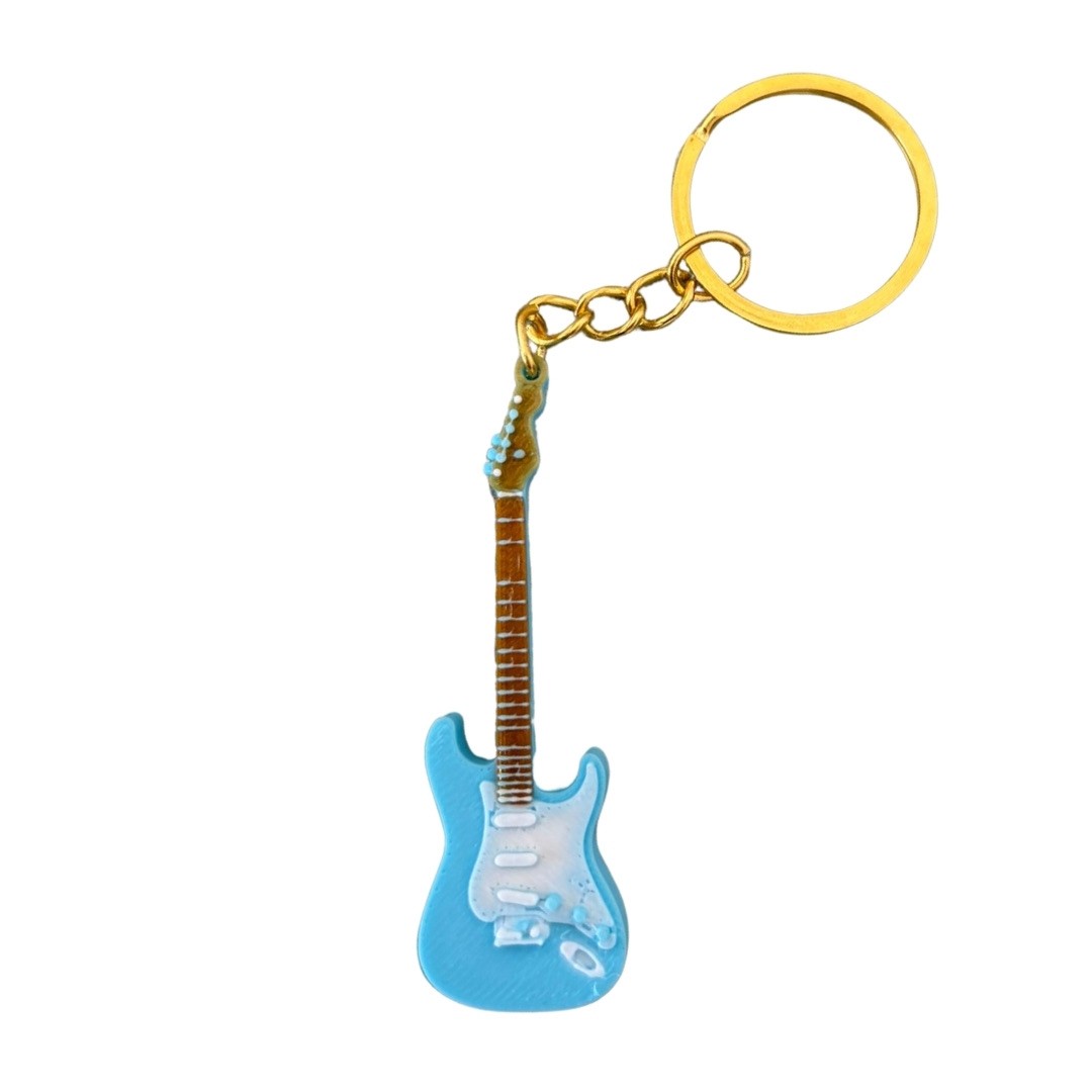 Küçük boy gitar anahtarlık 