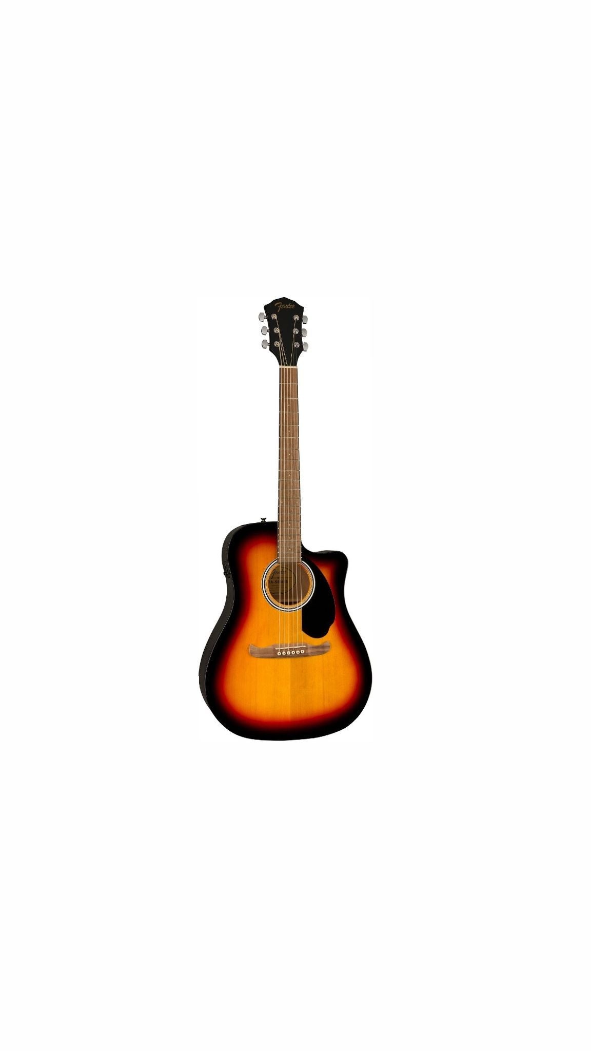 Fender FA-125 Dreadnought Ceviz Klavye Sunburst Akustik Gitar