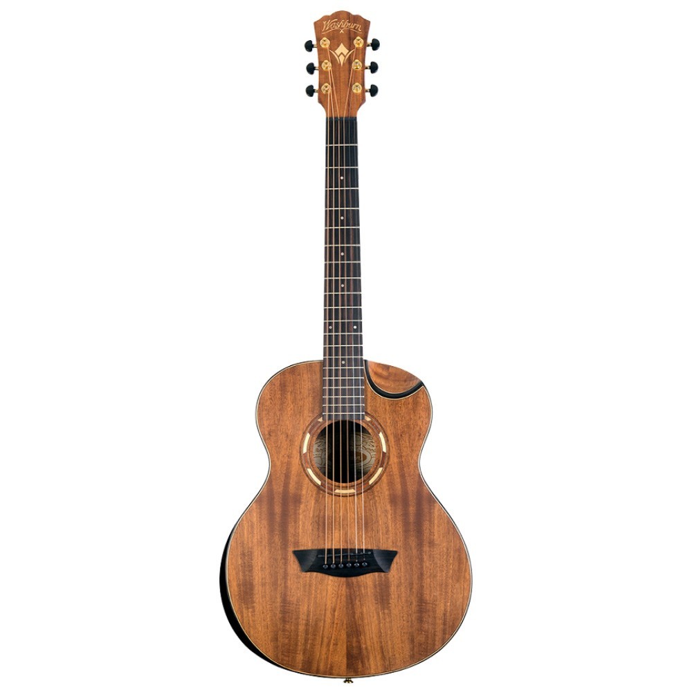  Washburn WCGM55K Comfort G-Mini 5 Koa Akustik Gitar