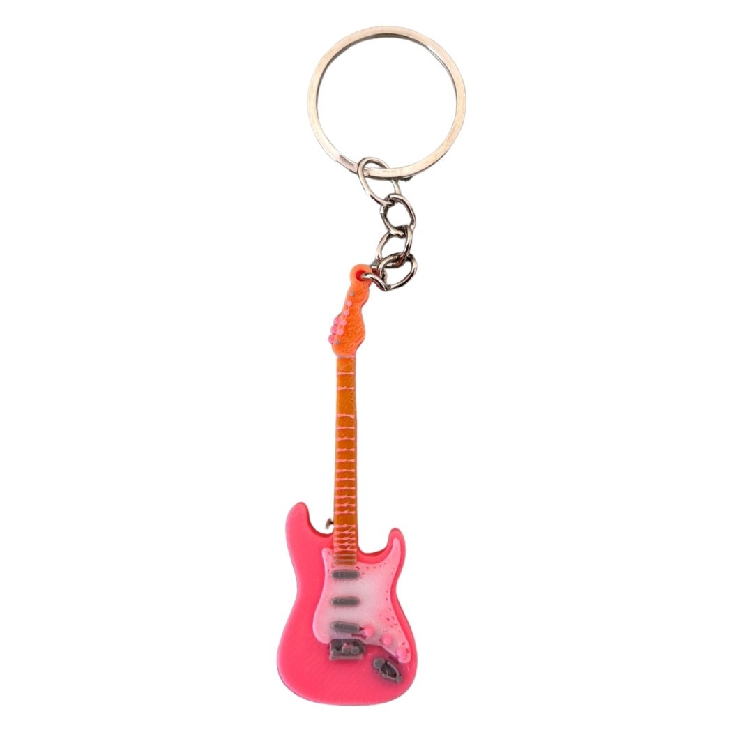 Küçük boy gitar anahtarlık
