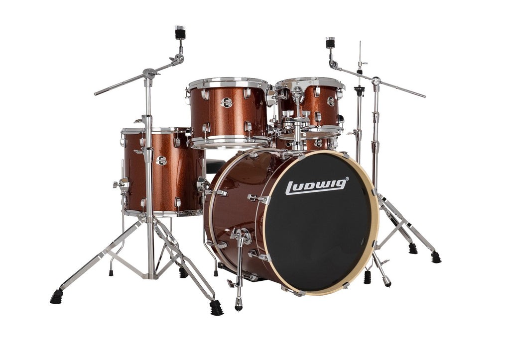 Ludwig Element Evolution LE520018 5 PC 20" Sparkle Davul Seti - kahverengi