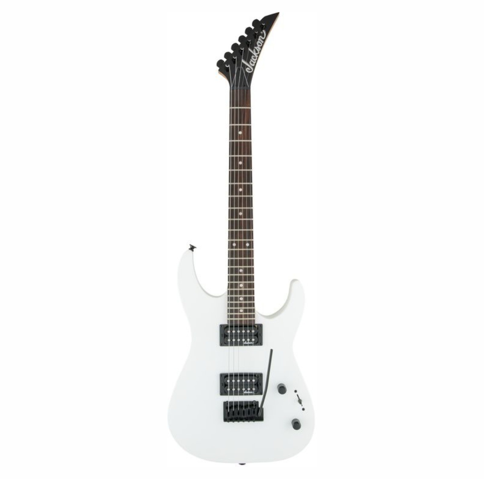 Jackson JS11 Dinky 2-Point Tremolo Amaranth Klavye Metallic Elektro Gitar - Beyaz