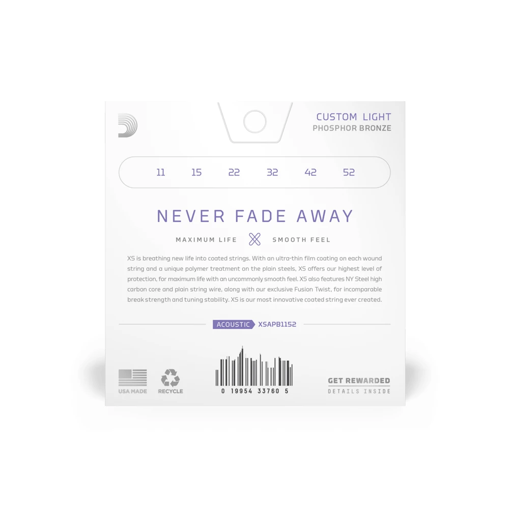 DADDARIO XSAPB1152 AKUSTİK GİTAR TEL SETİ