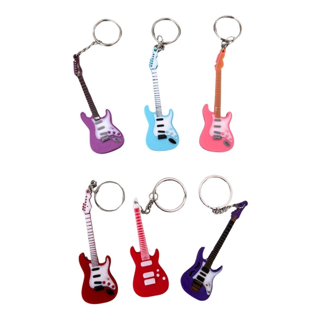 Orta boy 6’lı gitar anahtarlık 