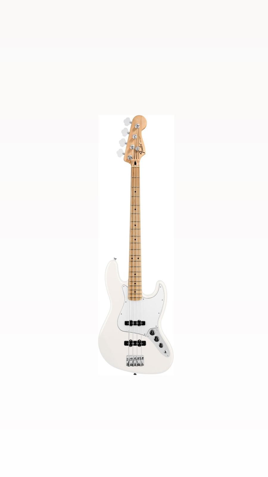 Fender Player Jazz Bass MN TPL Akçaağaç Klavye Bas Gitar - Beyaz