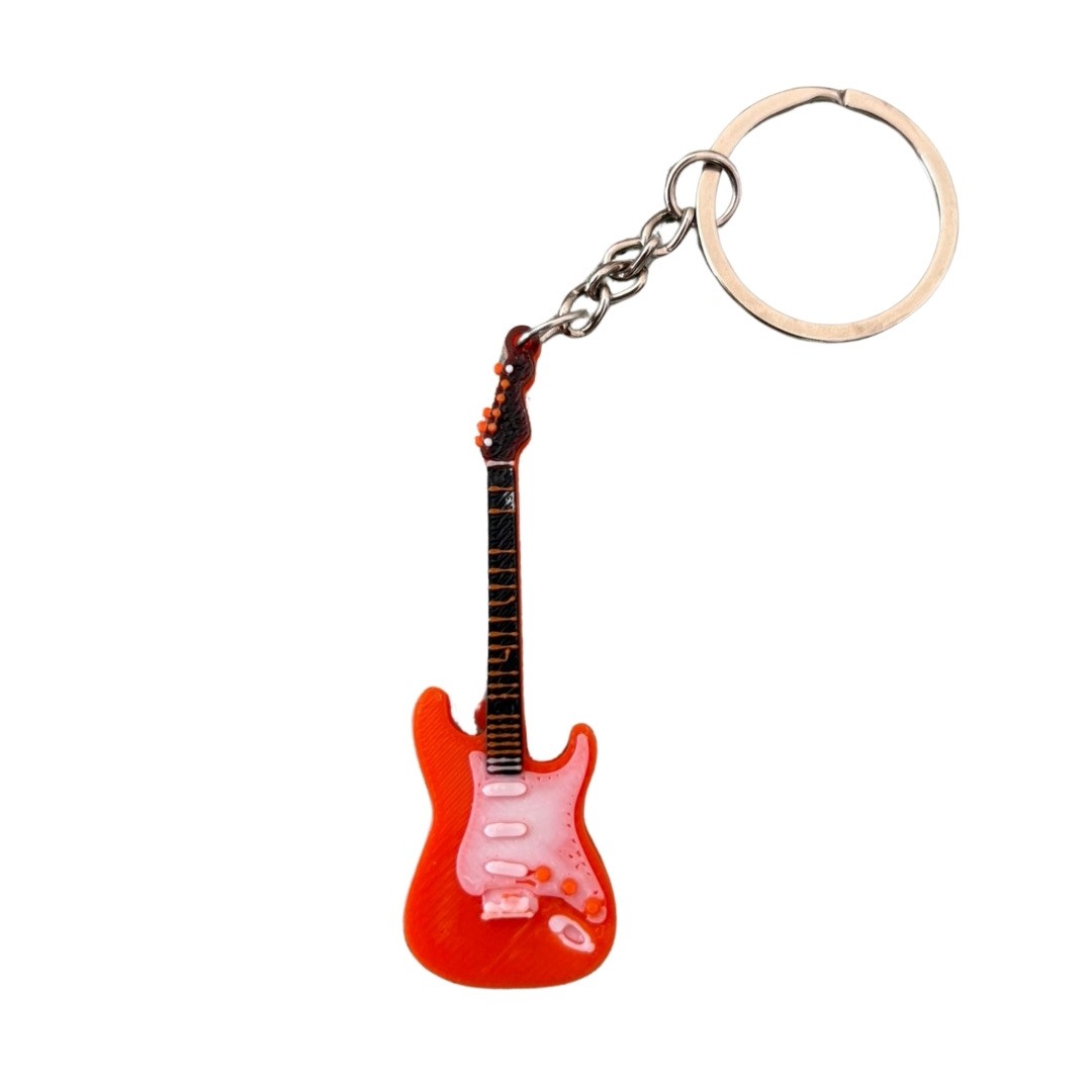 Küçük boy gitar anahtarlık 