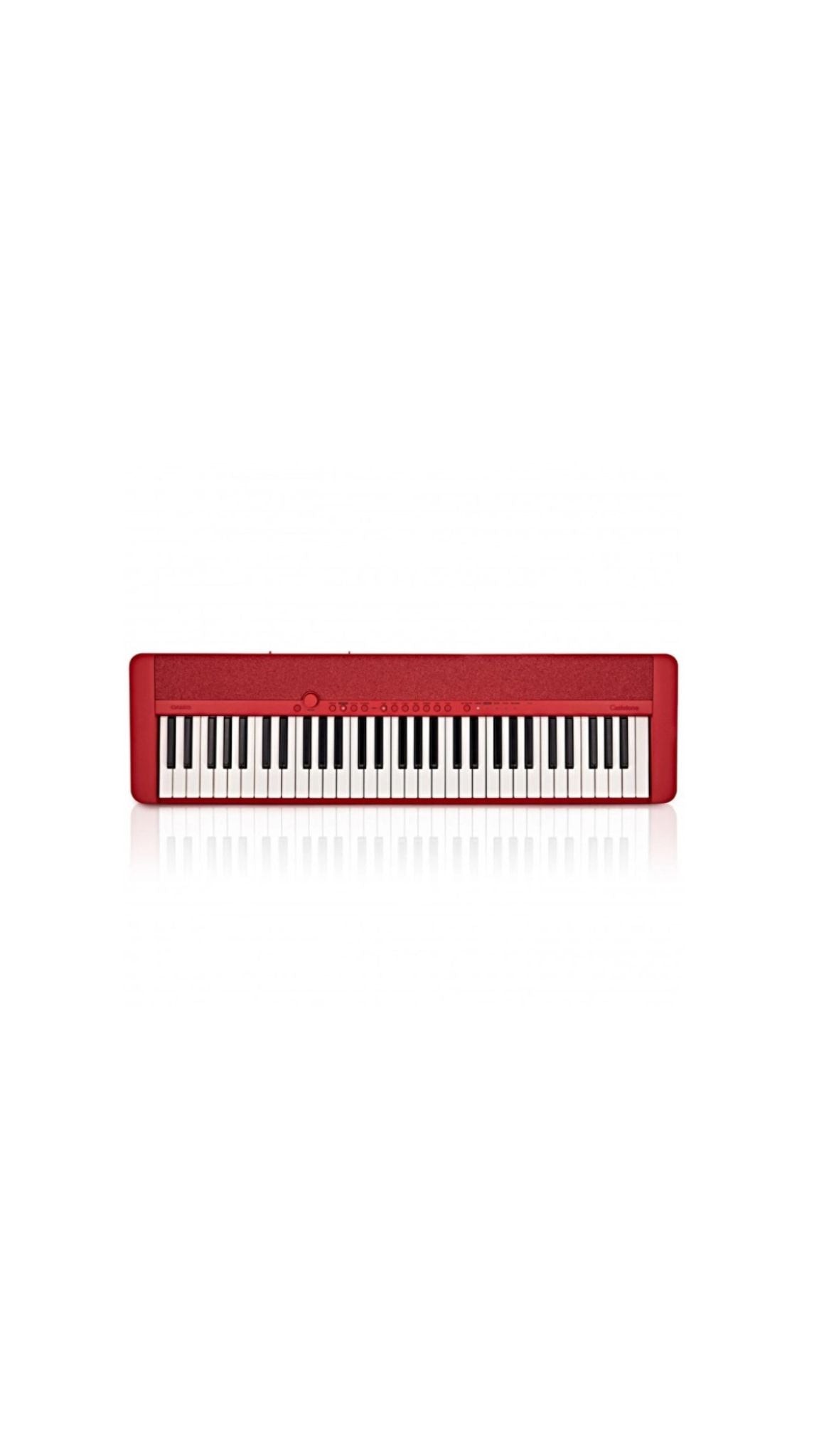 CASIOTONE CT-S1RDC 61 Tuş Piyano Stili Hassasiyetli Standart Kırmızı Org (Adaptör Dahil)