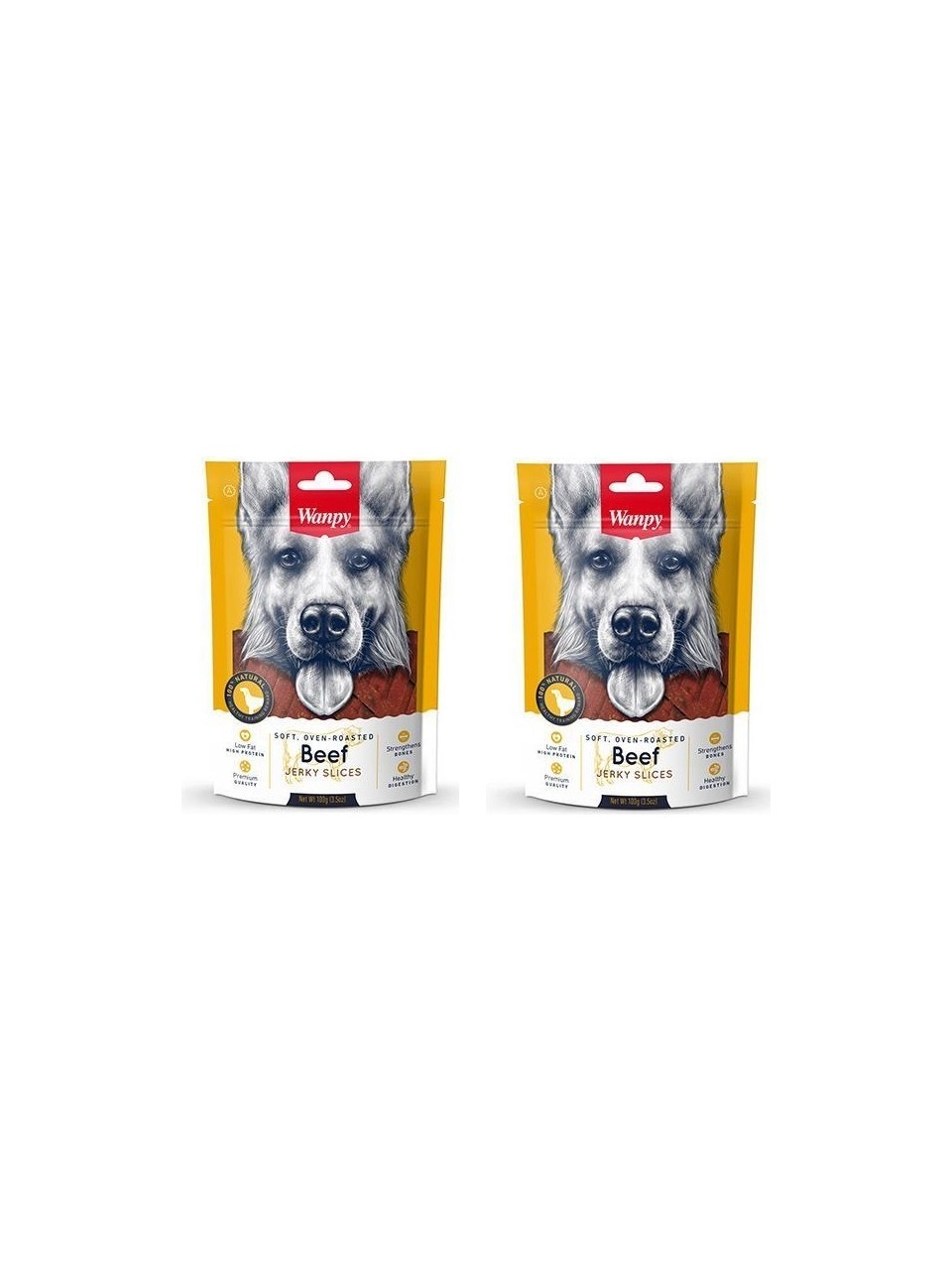 Wanpy Biftek Fileto Köpek Ödülü 100 Gr. x 2 Adet