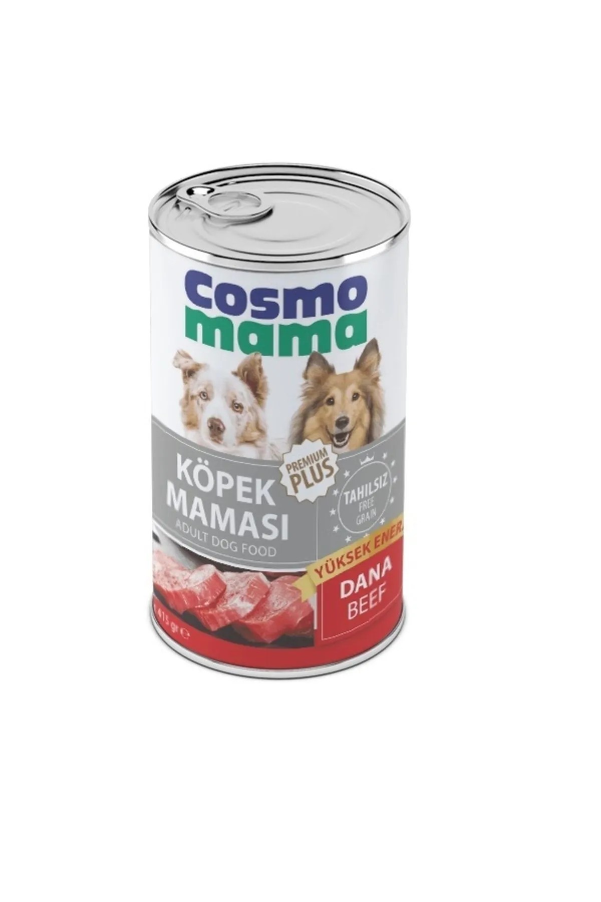 Cosmo Mama Yetişkin Dana Etlı Köpek Konserve Maması 12 Adet x 415 gr