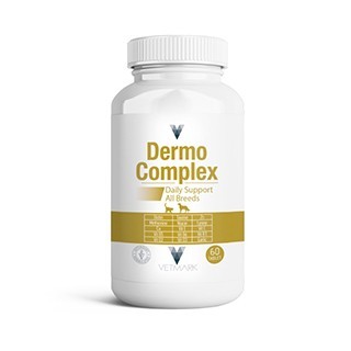 VetMark Dermo Complex Kediler ve Köpekler İçin Tüy Dökülmelerini Önlemeye Yönelik Vitamin 60 Tablet