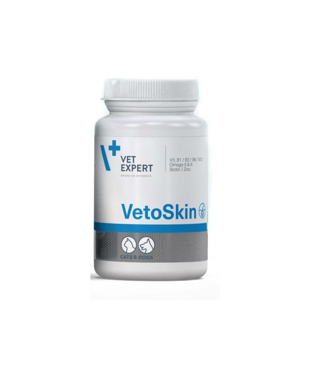 Vet Expert Vetoskin 90 Kapsül Köpek & Kedi Vitamin