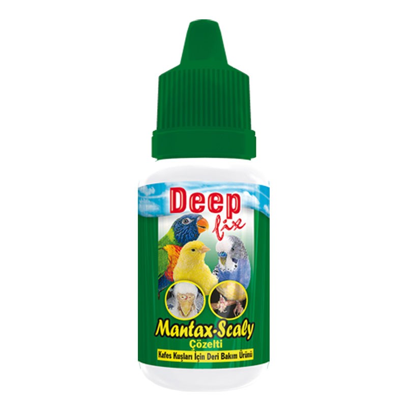 Deep Fix Mantax-Scaly Kuş Mantar Solüsyonu 30 Cc 