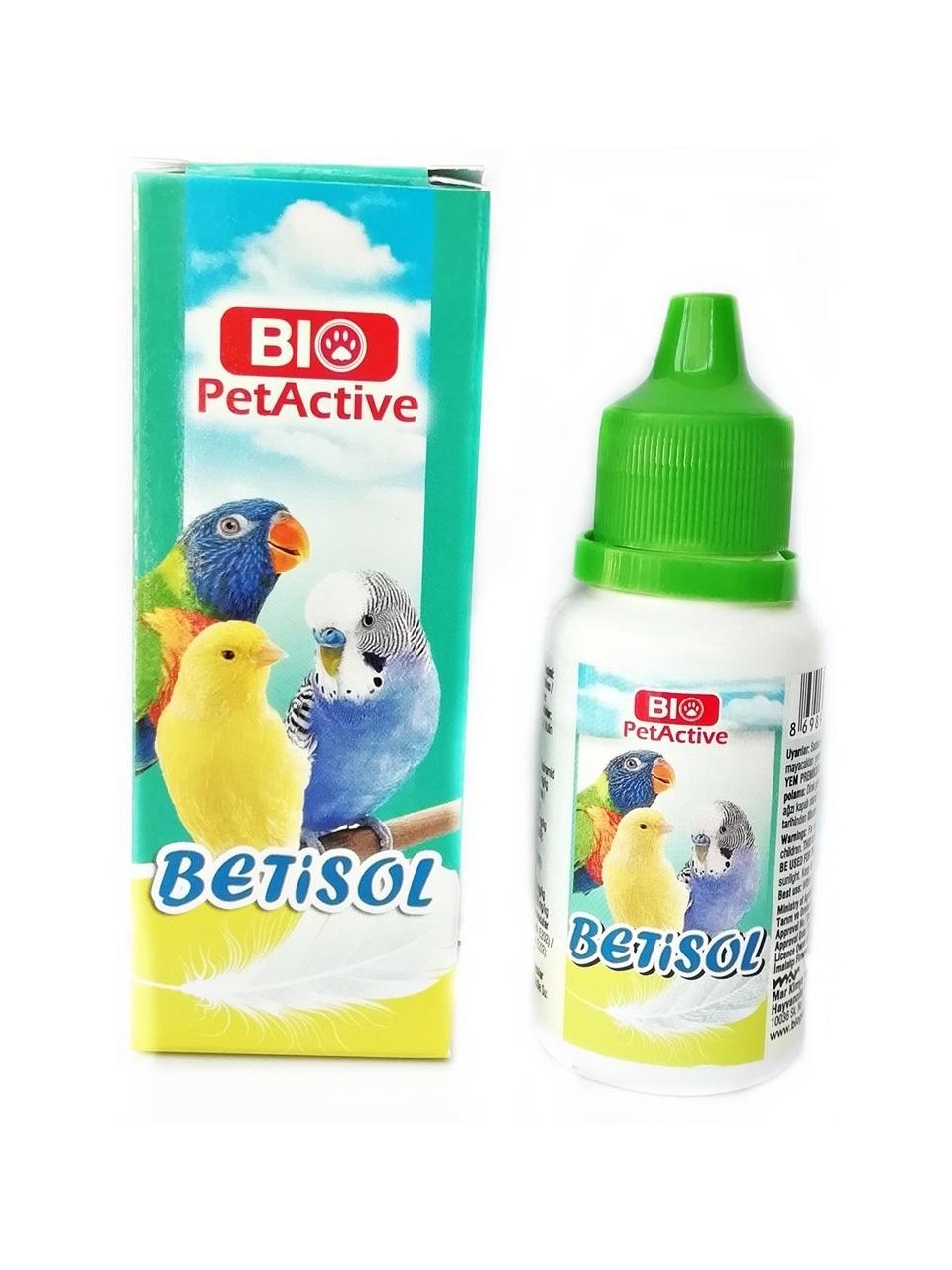 Bio Pet Active Betisol Kanarya Muhabbet Kuşu B Vitamin Kuş Vitamini 30 ml