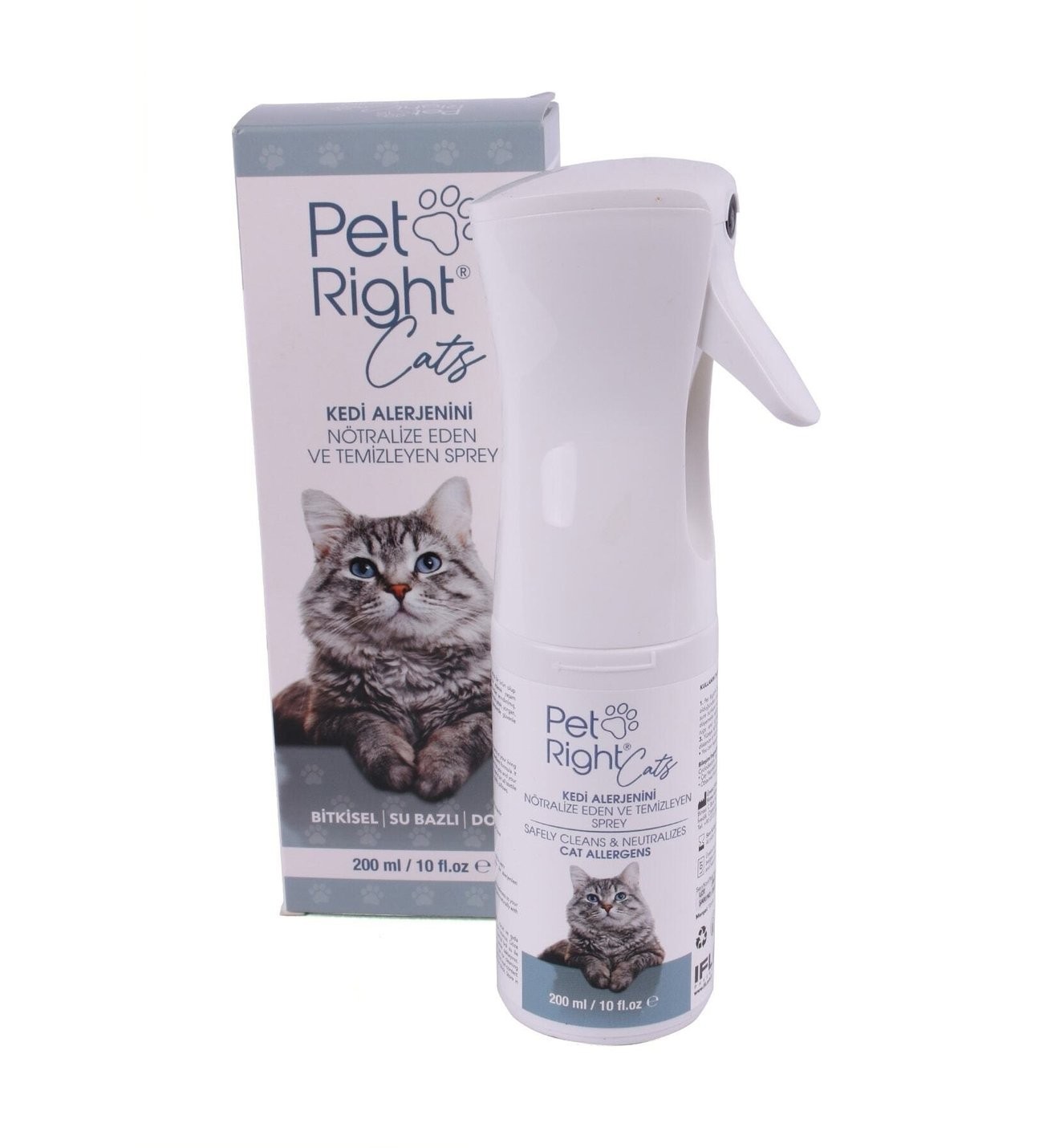 Pet Right Cats Kedi Alerjinini Nötralize Eden Sprey Petright Cat Alerji Spreyi