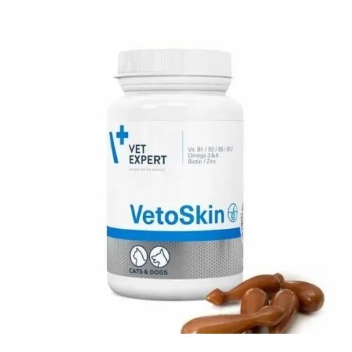 Vet Expert Vetoskin 90 Kapsül Köpek Kedi Tüy ve Deri Vitamin