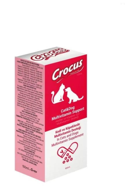 Crocus Kedi & Köpek Multivitamin Destek 100 ml