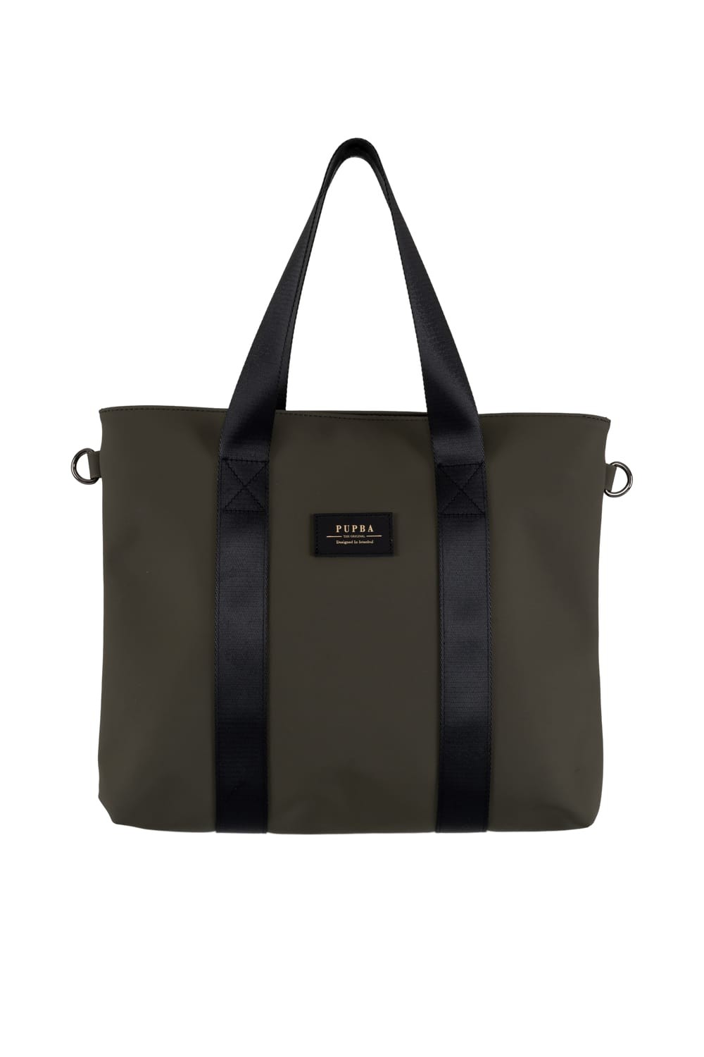 Yaga Large Tote Bag - PU Haki 