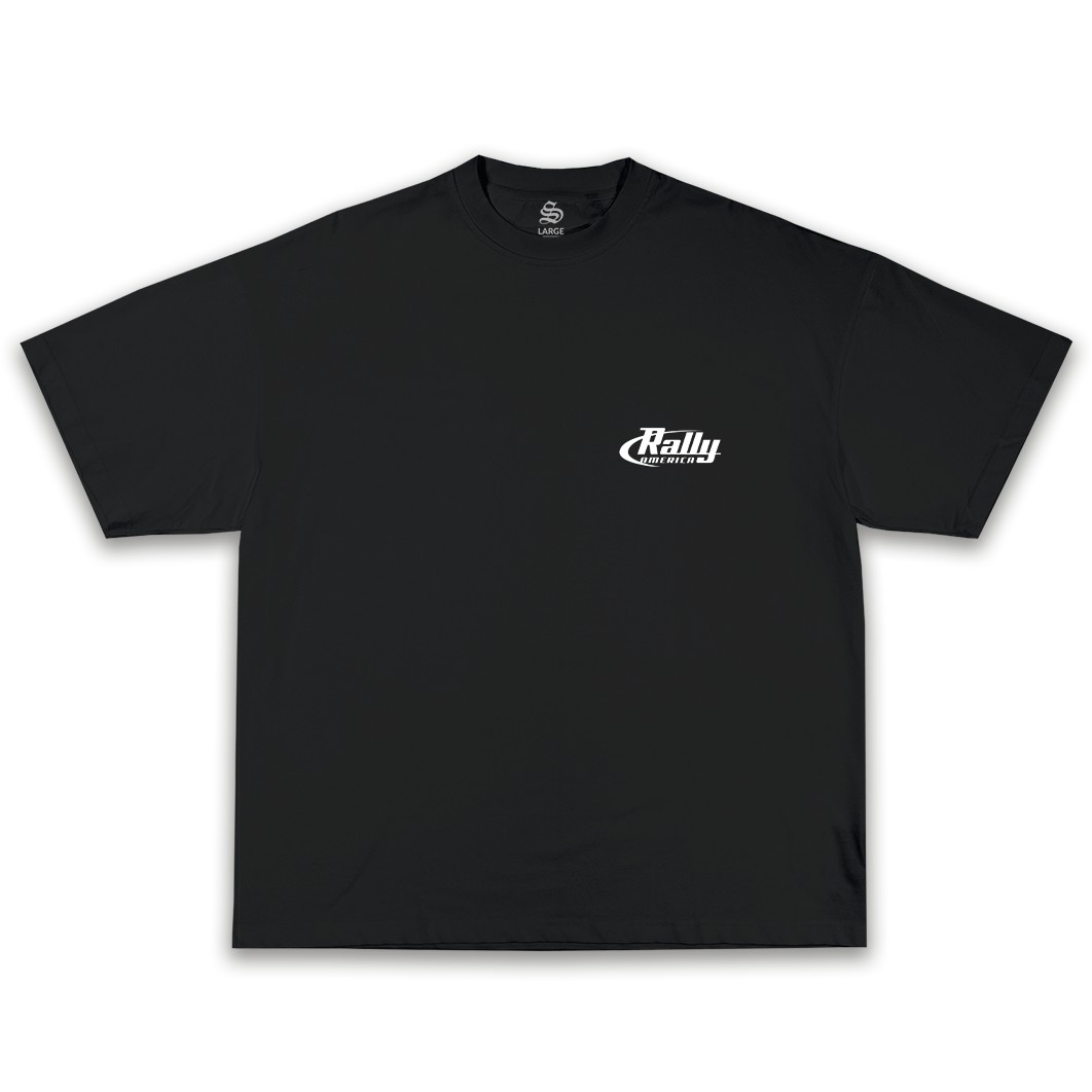 SURENOS RACING OVERSIZE TEE - Siyah
