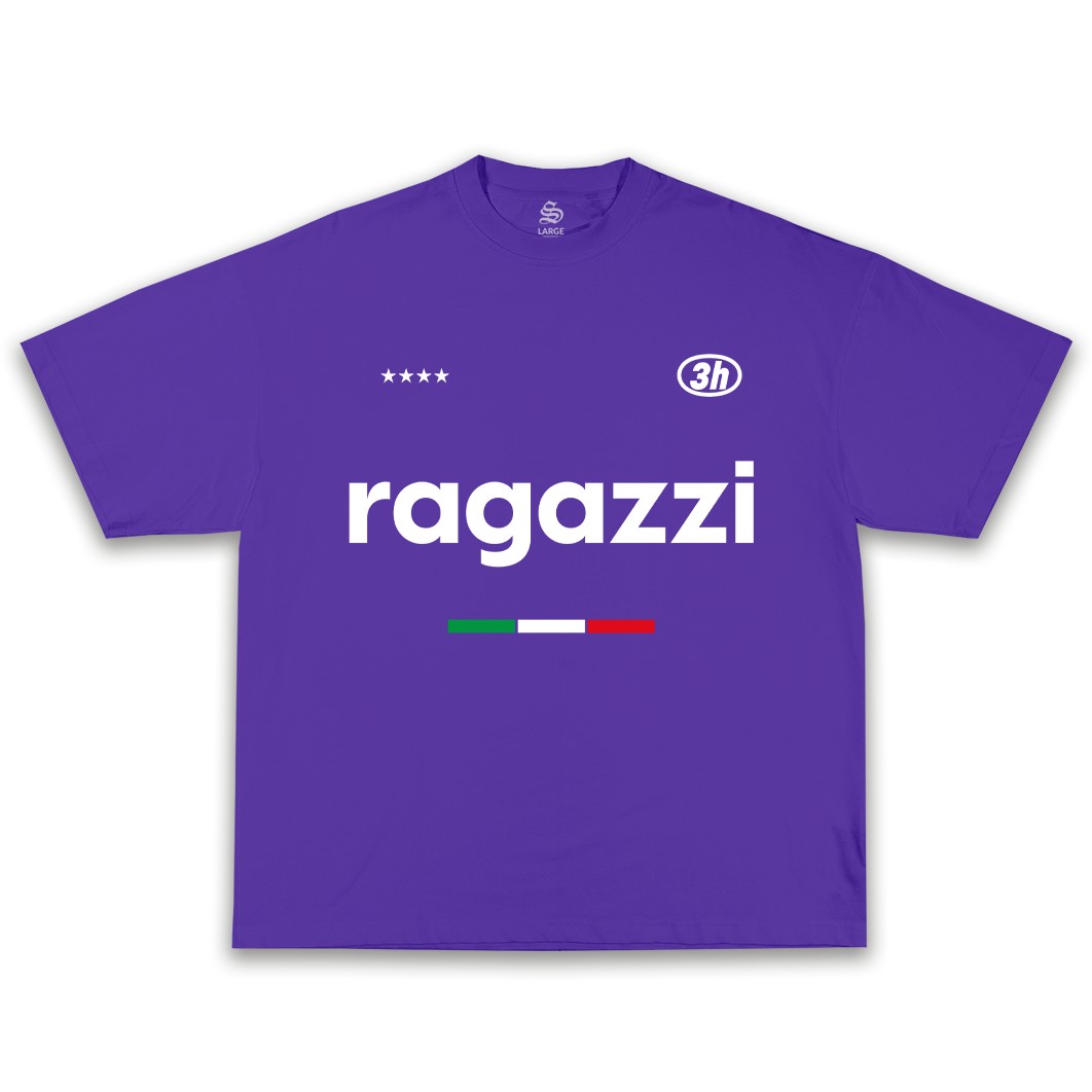 RAGAZZI OVERSIZE TEE - Mor
