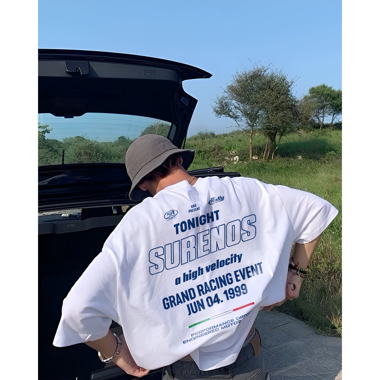 SURENOS RACING OVERSIZE TEE