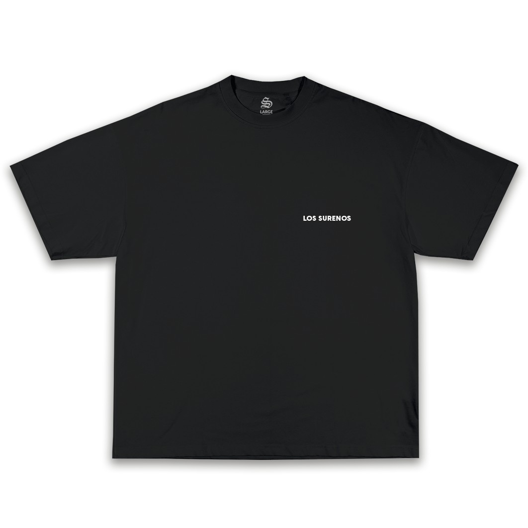 JUST KISS ME OVERSIZE TEE - Siyah