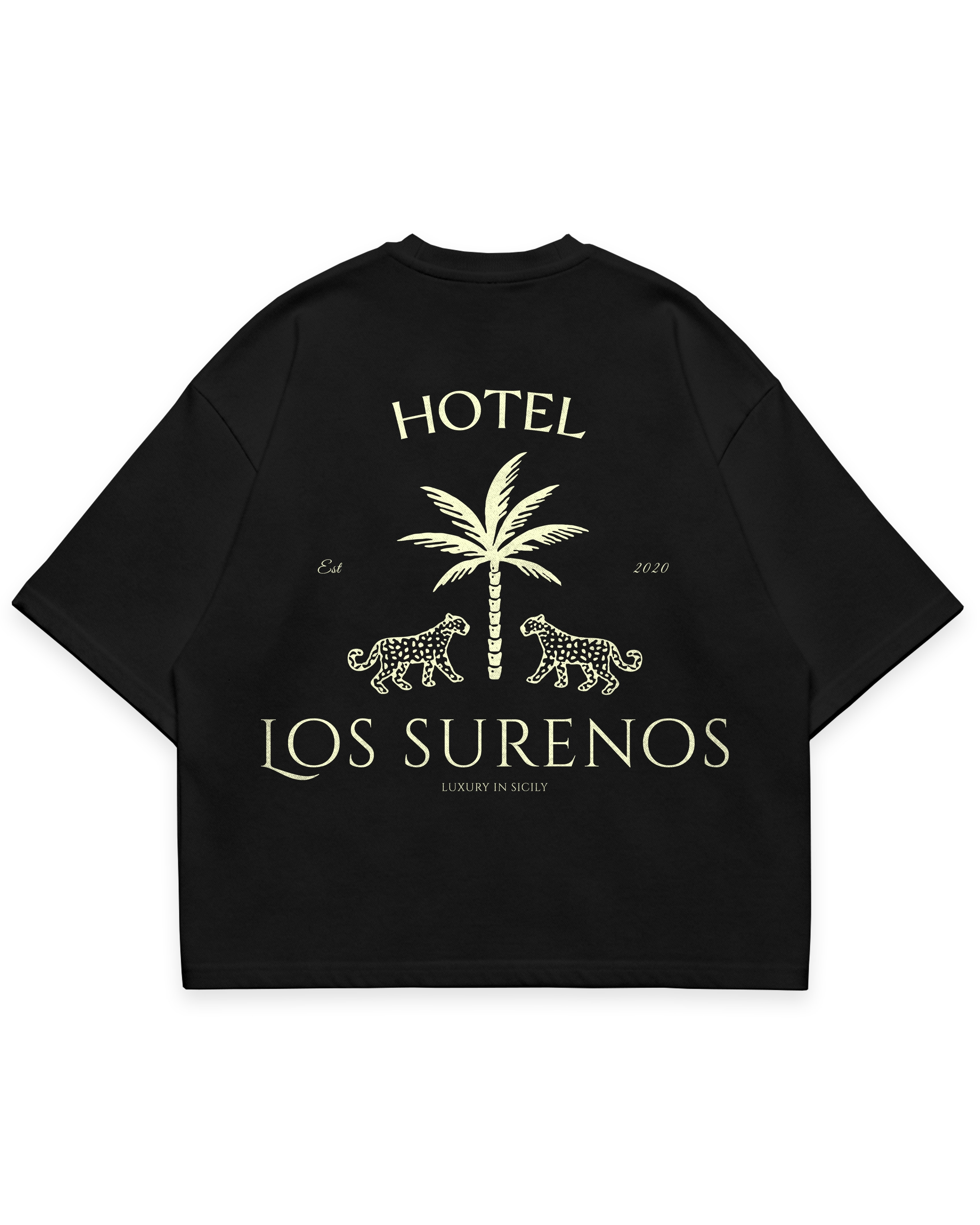 HOTEL SURENOS TEE - Siyah