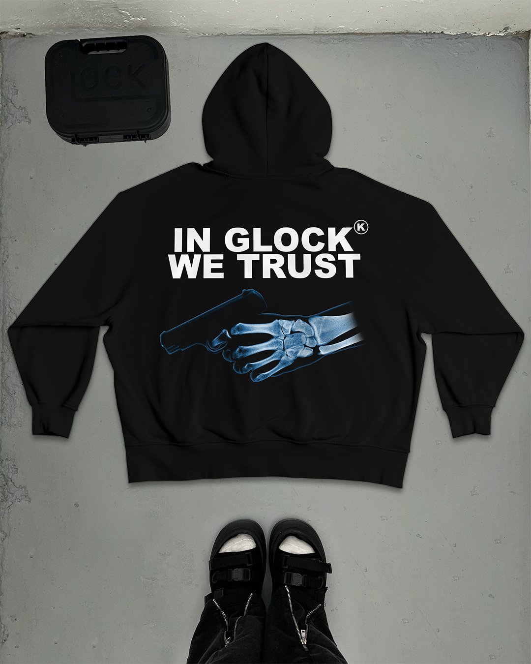 IN GLOCK WE TRUST HOODIE