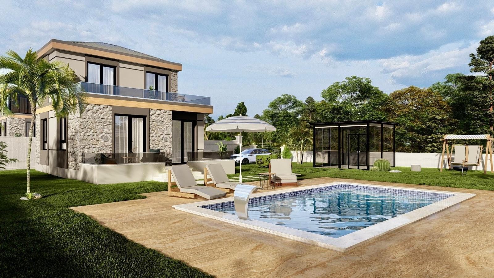 PANORAMİK DOĞA MANZARALI, PLAJA 10DK MESAFE, İMARLI-RUHSATLI-PROJELİ ARSALAR! 725m2 - KADIKÖY MH