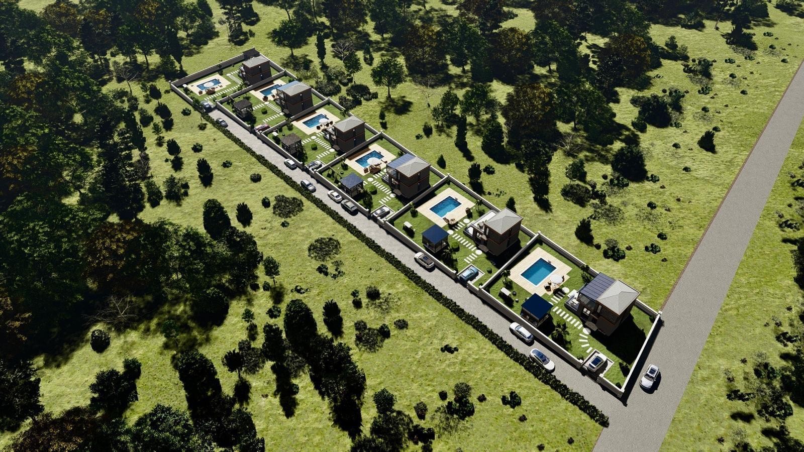 PANORAMİK DOĞA MANZARALI, PLAJA 10DK MESAFE, İMARLI-RUHSATLI-PROJELİ ARSALAR! 725m2 - KADIKÖY MH